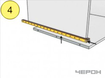 Мебельный кондуктор торцевой шаг 32 мм диаметр втулки 5 мм под плиту 16 мм