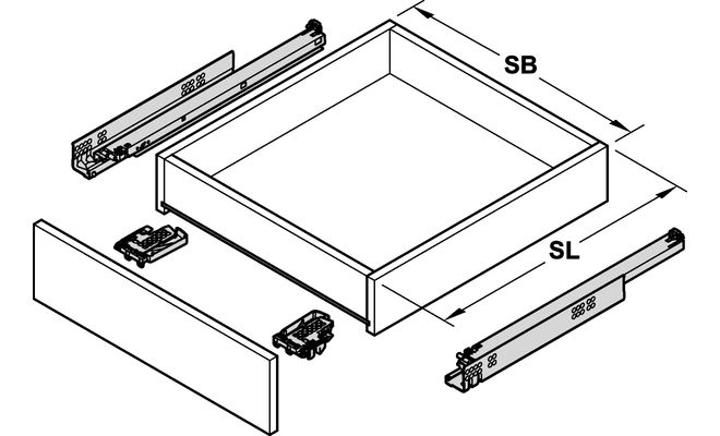 Ящик выдвижной схема